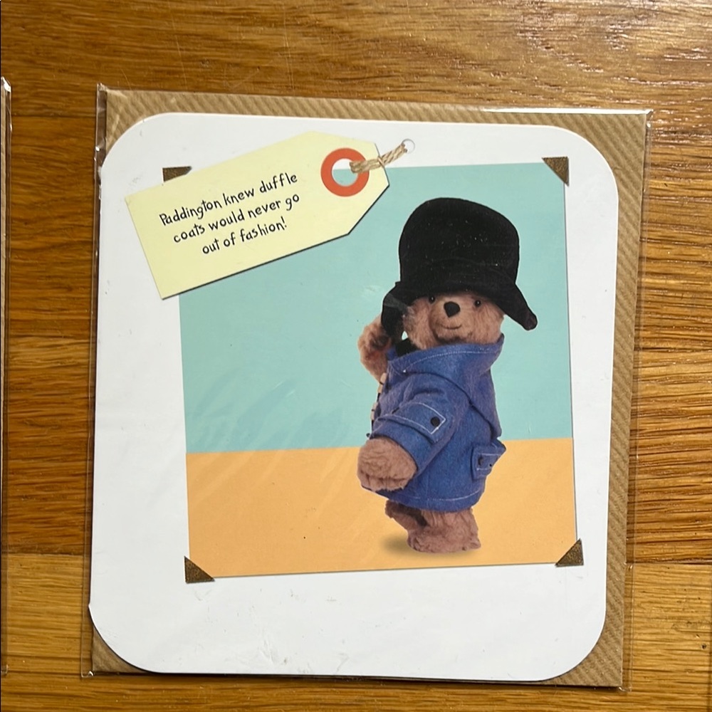 Paddington Bear set of 6 cards